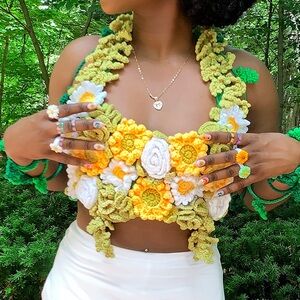 Crochet Flower top